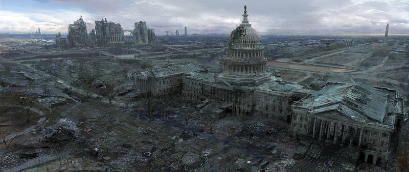 Illustration for article titled Remembering Fallout 3's Fantastic Concept Art